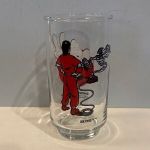 Vintage Ghostbuster Six Eyes collectible glass